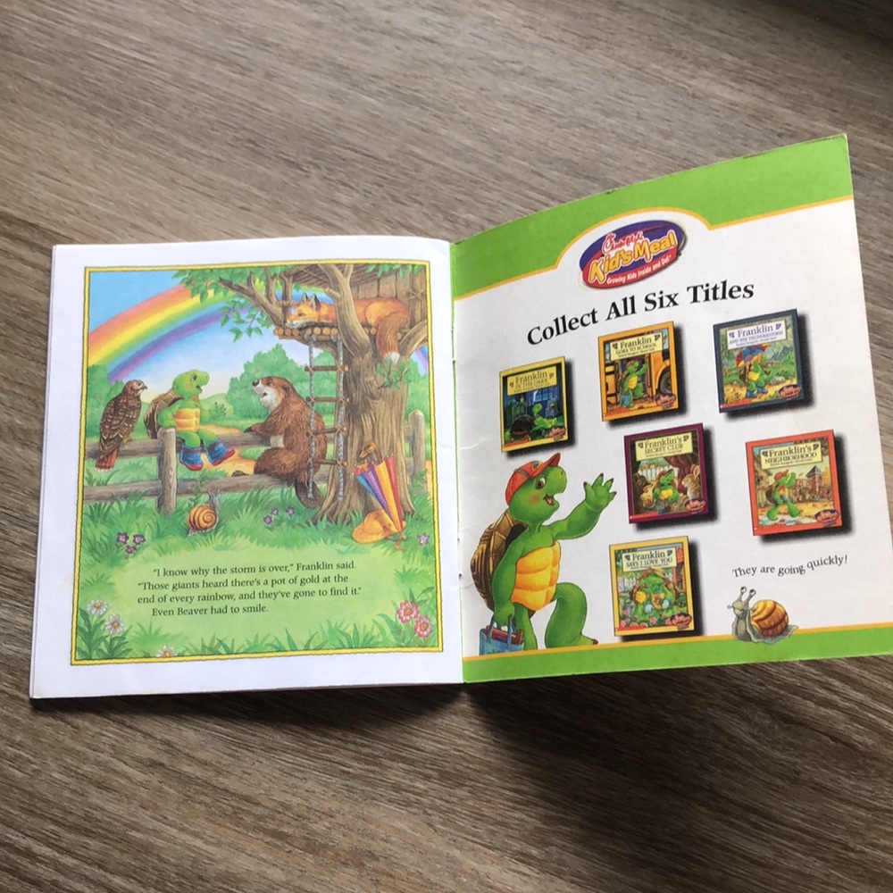 ❤️$2 Franklin and the Thunderstorm Chick Fil A Book - Picture 15 of 16